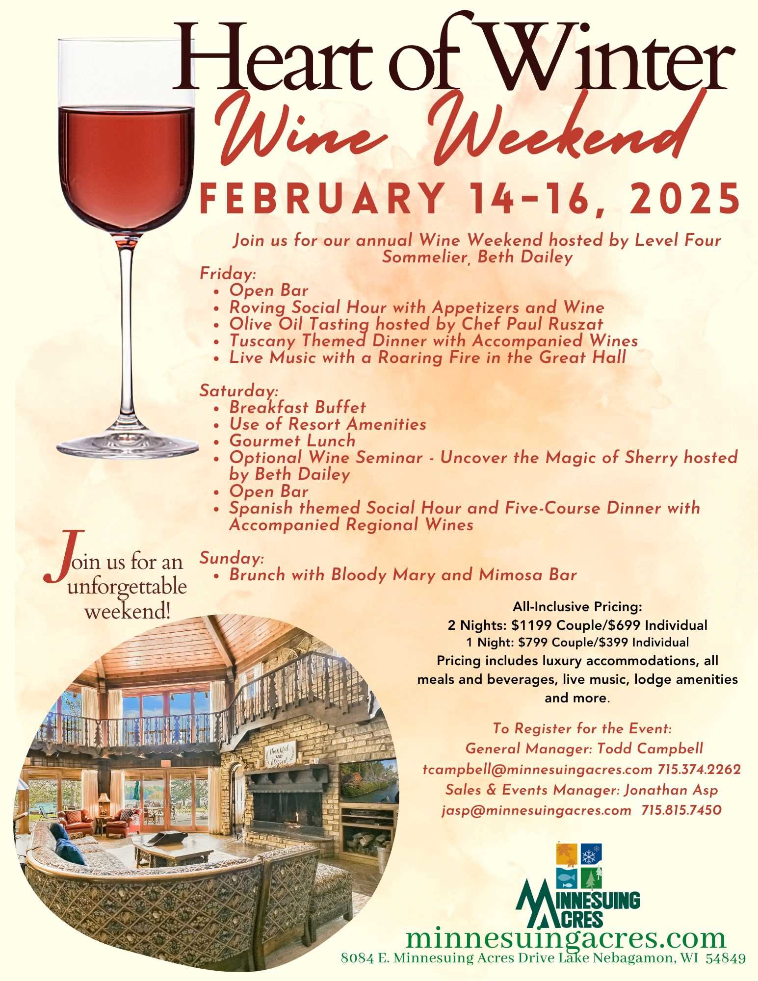 HEART OF WINTER WINE WEEKEND 2025 WITH PRICING 1