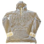 Striped French Terry Hooded